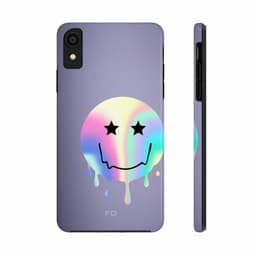 image-Happy Face with Stars Tough Case for iPhone with Wireless Charging
