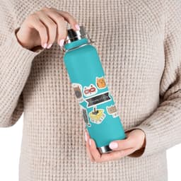 image-Everyday is Cat Day Insulated Thermos Bottle 22oz