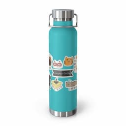 image-Everyday is Cat Day Insulated Thermos Bottle 22oz