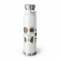 image-Everyday is Cat Day Insulated Thermos Bottle 22oz