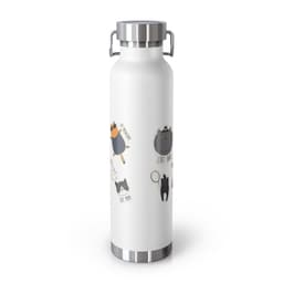 image-Everyday is Cat Day Insulated Thermos Bottle 22oz