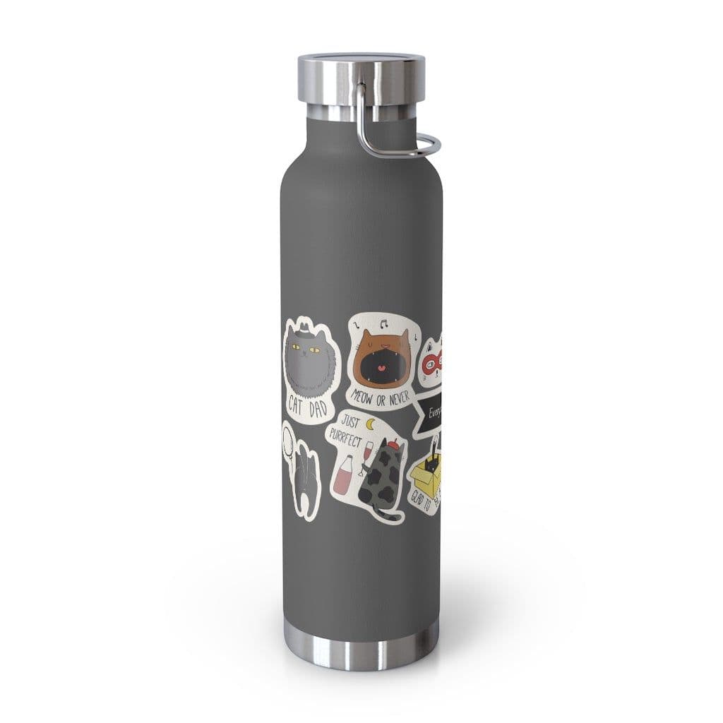image-Everyday is Cat Day Insulated Thermos Bottle 22oz