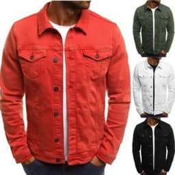 image-Mens Casual Dual Pocket Jacket