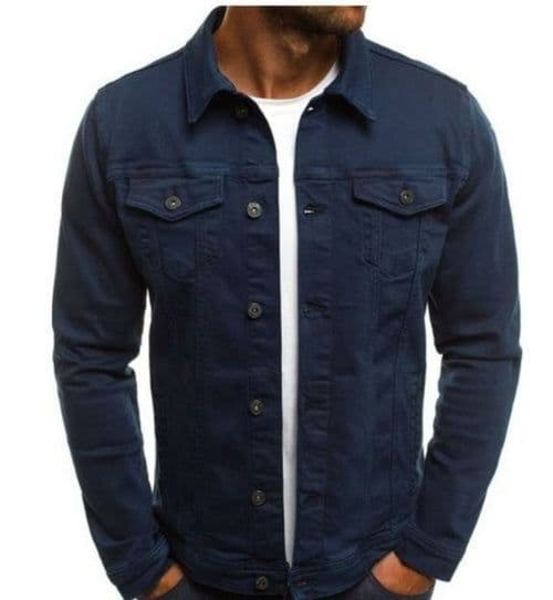 image-Mens Casual Dual Pocket Jacket