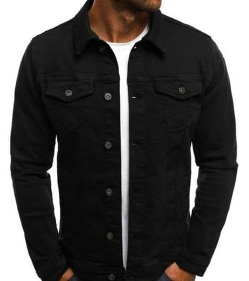 image-Mens Casual Dual Pocket Jacket