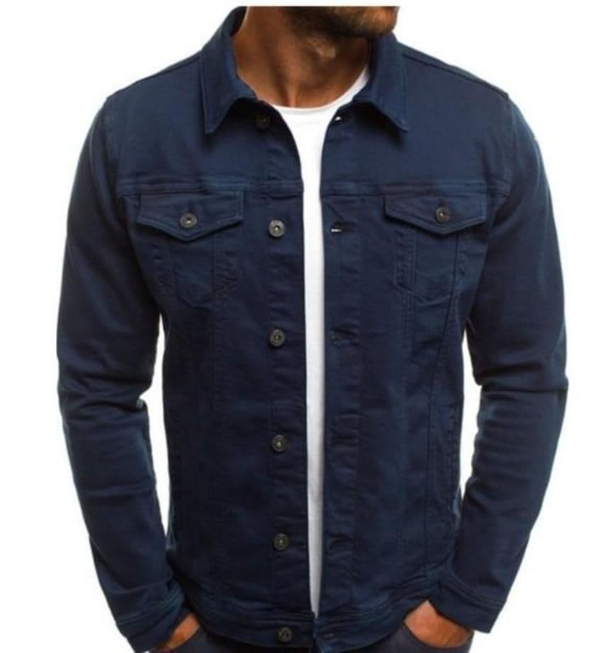 image-Mens Casual Dual Pocket Jacket