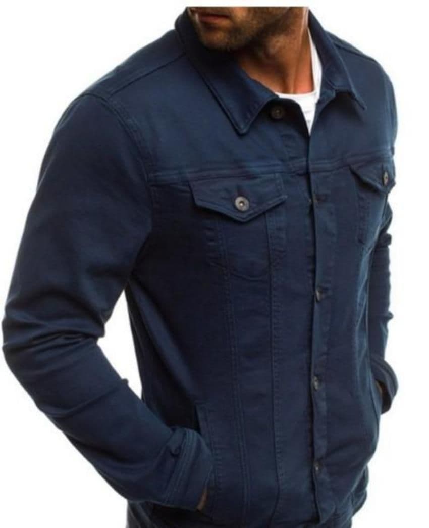 image-Mens Casual Dual Pocket Jacket