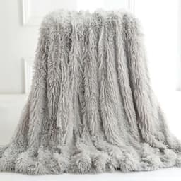 image-Ultra Soft Faux Fur Throw Blanket