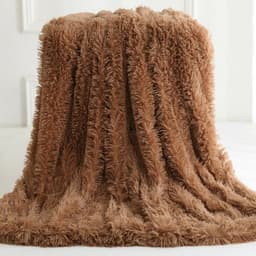 image-Ultra Soft Faux Fur Throw Blanket