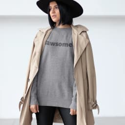 image-Womens Logo Flawsome Crewneck Sweatshirt