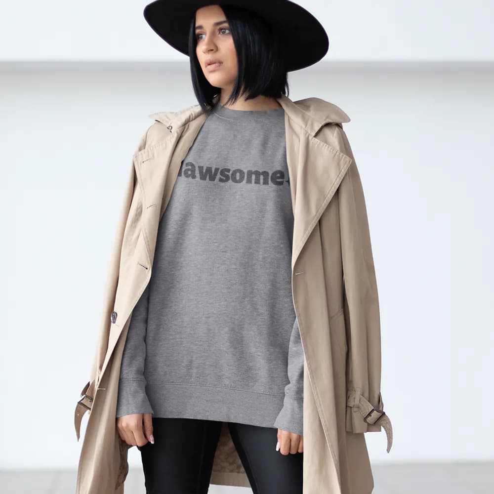 image-Womens Logo Flawsome Crewneck Sweatshirt