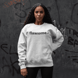 image-Womens Logo Flawsome Crewneck Sweatshirt