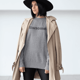 image-Womens Logo Flawsome Crewneck Sweatshirt
