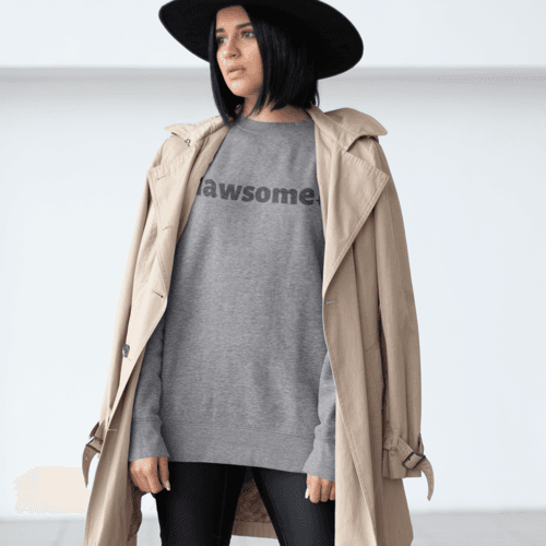 image-Womens Logo Flawsome Crewneck Sweatshirt