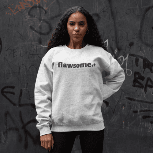 image-Womens Logo Flawsome Crewneck Sweatshirt