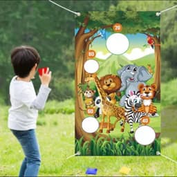 image-MEADE Outdoor Carnival Games - Fun Bean Bag Toss for All Ages