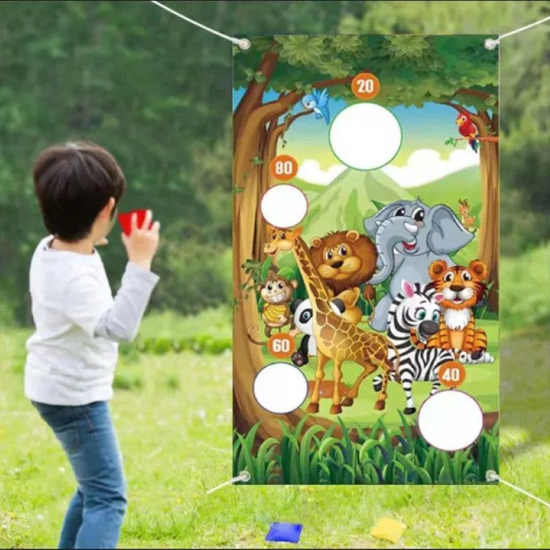 image-MEADE Outdoor Carnival Games - Fun Bean Bag Toss for All Ages