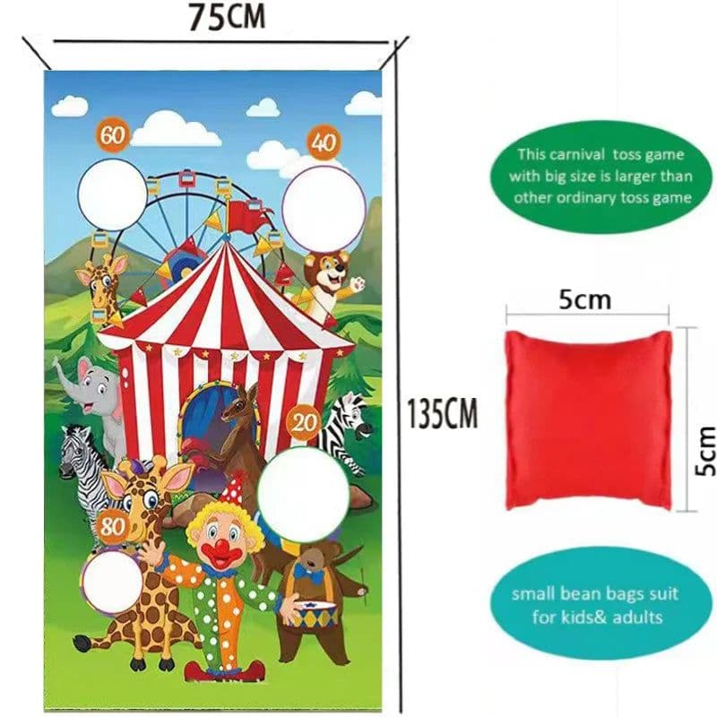 image-MEADE Outdoor Carnival Games - Fun Bean Bag Toss for All Ages