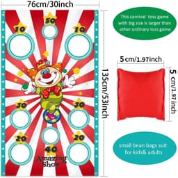 image-MEADE Outdoor Carnival Games - Fun Bean Bag Toss for All Ages