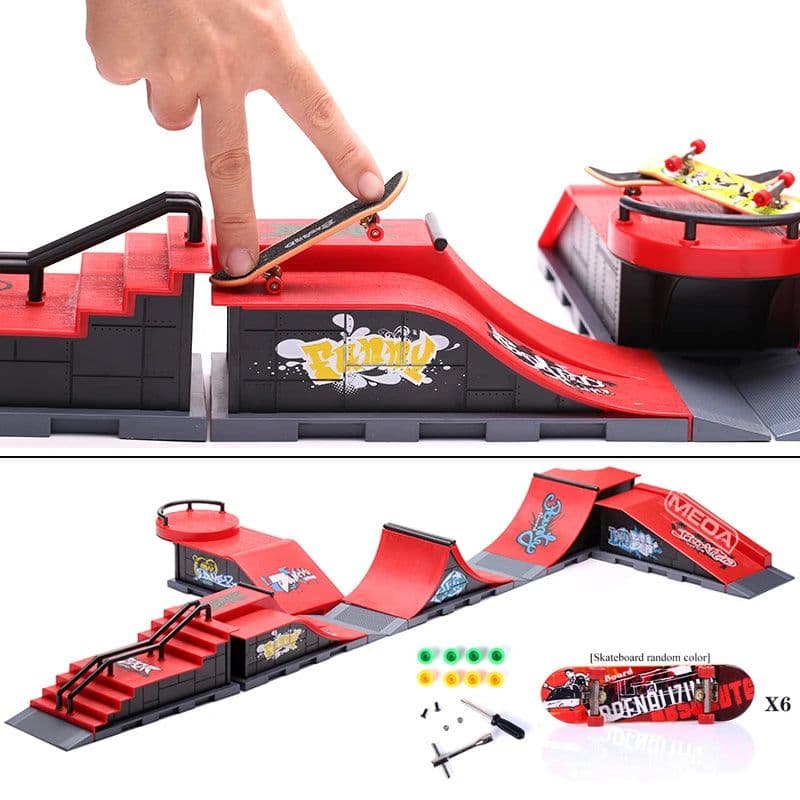 image-MEOA Finger Skateboard Set - Compact Design for Fun Learning