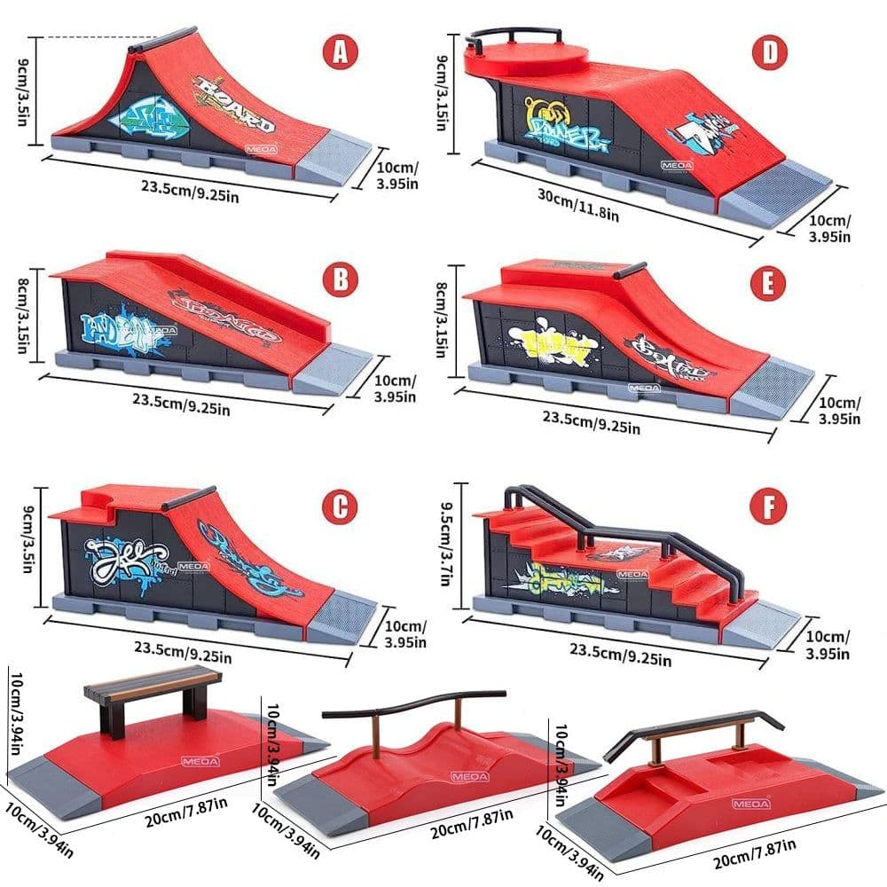 image-MEOA Finger Skateboard Set - Compact Design for Fun Learning