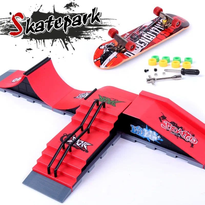 image-MEOA Finger Skateboard Set - Compact Design for Fun Learning