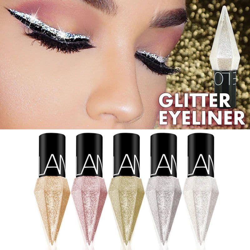 image-New Professional Shiny Eye Liners Cosmetics for Women Pigment Silver