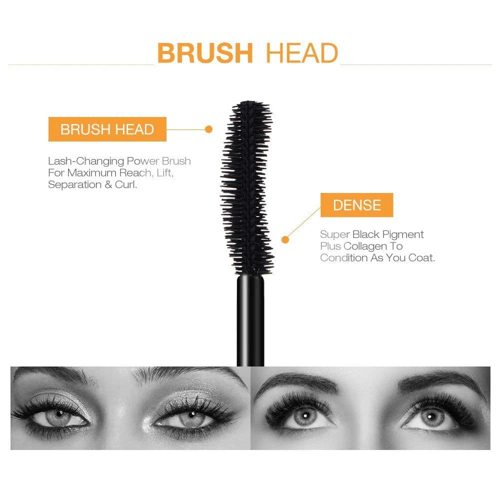 image-O.TWO.O 3D Fiber Lashes Thick Lengthening Mascara Long Black Lash