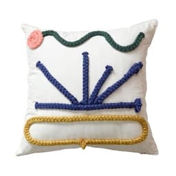 image-Hand-woven Throw Pillow Pure Cotton Throw Pillow Case