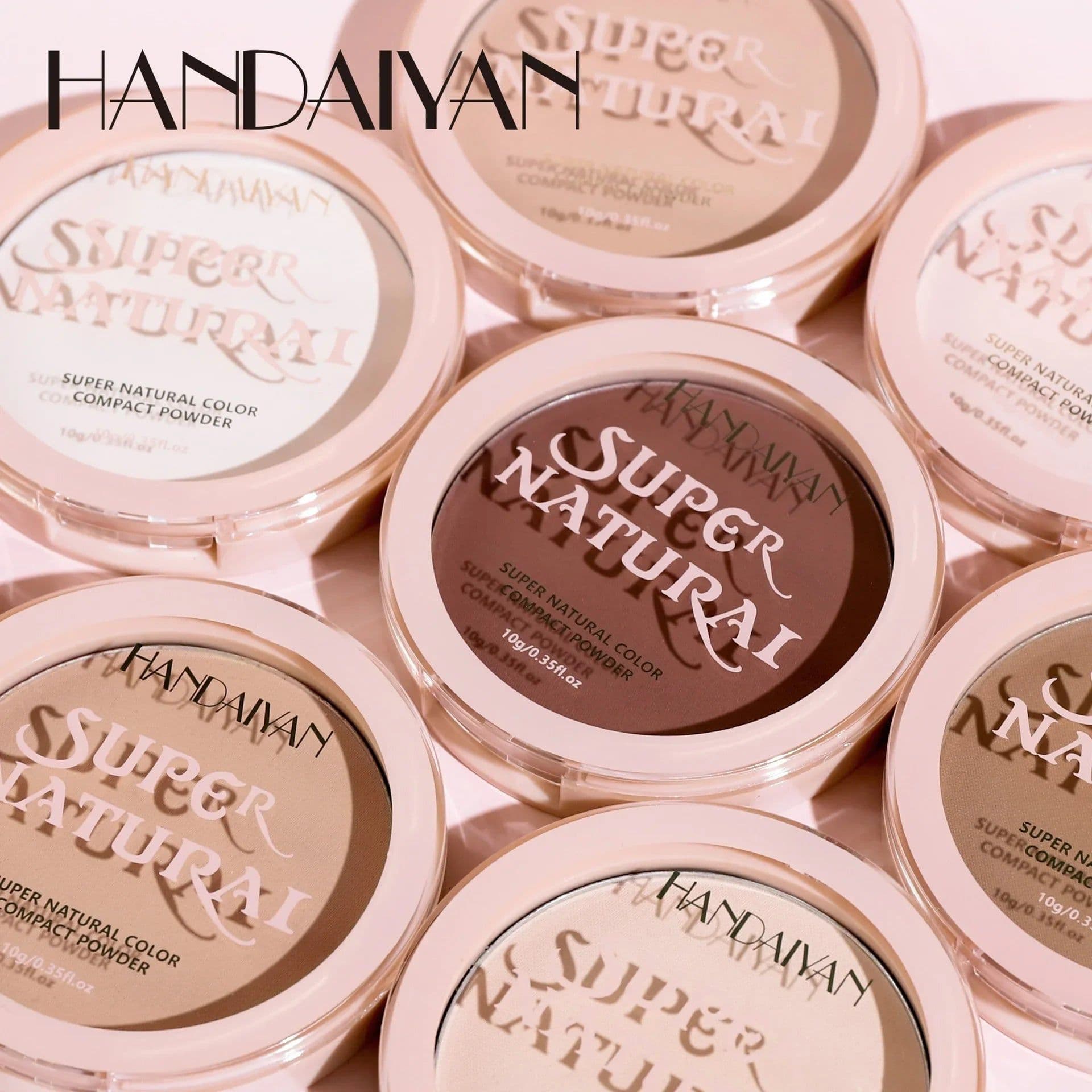 image-8 Color Matte Face Pressed Powder 24 Hours Oil Control Natural Setting