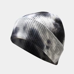 image-Tie-dye Knitted Hat Gloves Scarf Set Ladies