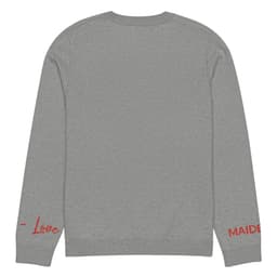 image-Heart - Knitted crew neck sweater GREY | crew neck knitted sweater