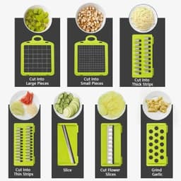 image-14/16 in 1 Multifunctional Vegetable Chopper Grate Food Handle Food