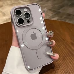 image-Pink Transparent Acrylic Case for iPhone 17 Air 16 15 14 13 12 11 Pro
