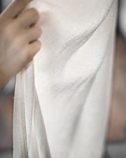image-Natural light linen curtain with rod pocket