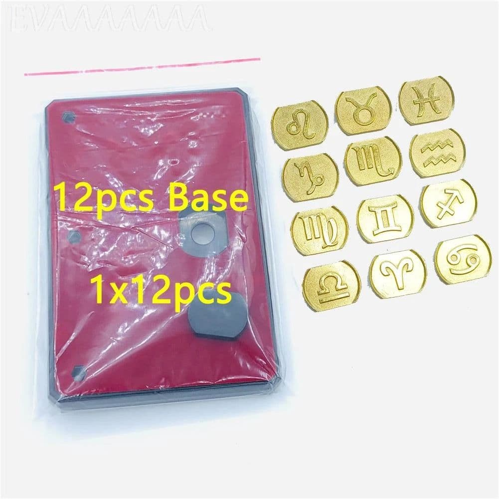 image-Saint Seiya Soul of Gold EX Stand with Metal Badge for Action Figurines