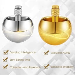 image-MEADE Metal Rotating Gyro Toy - Educational Fun for Children 14+