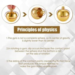 image-MEADE Metal Rotating Gyro Toy - Educational Fun for Children 14+