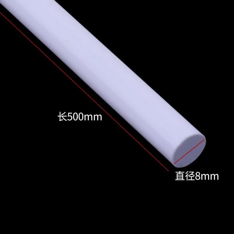 image-DIYHOMME 50cm White ABS Plastic Building Blocks - Set of 20 Pieces