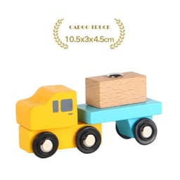 image-YunDuo BaBy Wooden Educational Train Toy for Children - Compatible with Tracks