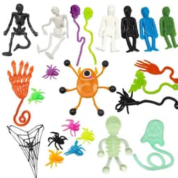 image-Sticky Skulls - Fun Colourful Stretchy Toys for Kids' Parties
