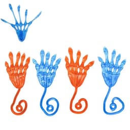 image-Sticky Skulls - Fun Colourful Stretchy Toys for Kids' Parties