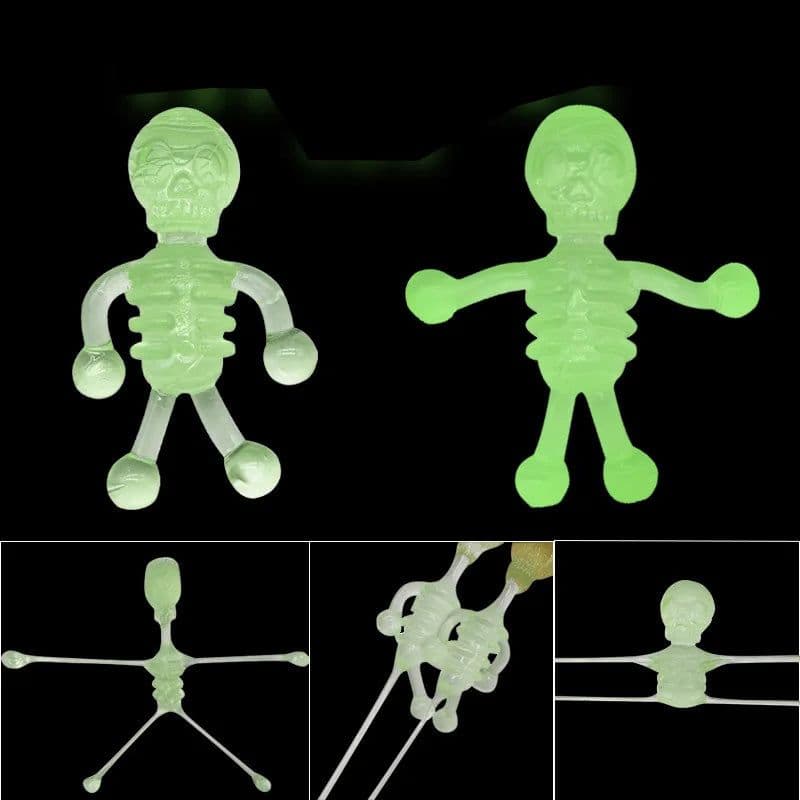 image-Sticky Skulls - Fun Colourful Stretchy Toys for Kids' Parties