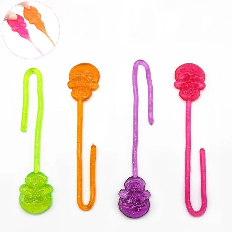 image-Sticky Skulls - Fun Colourful Stretchy Toys for Kids' Parties