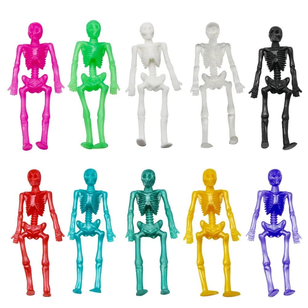 image-Sticky Skulls - Fun Colourful Stretchy Toys for Kids' Parties