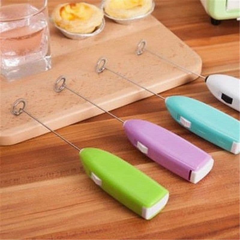 image-Electric Handheld Egg Whisk Stainless Steel - White