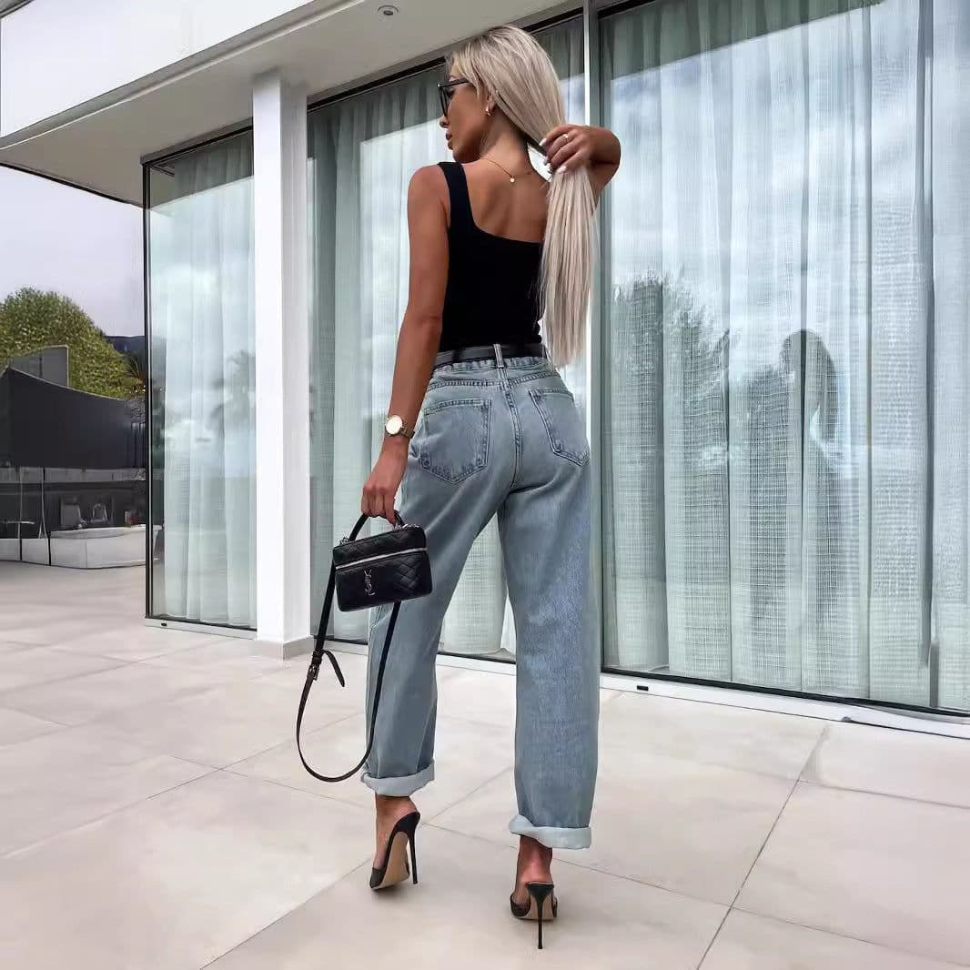 image-Street Hipster Casual Loose Women's Jeans