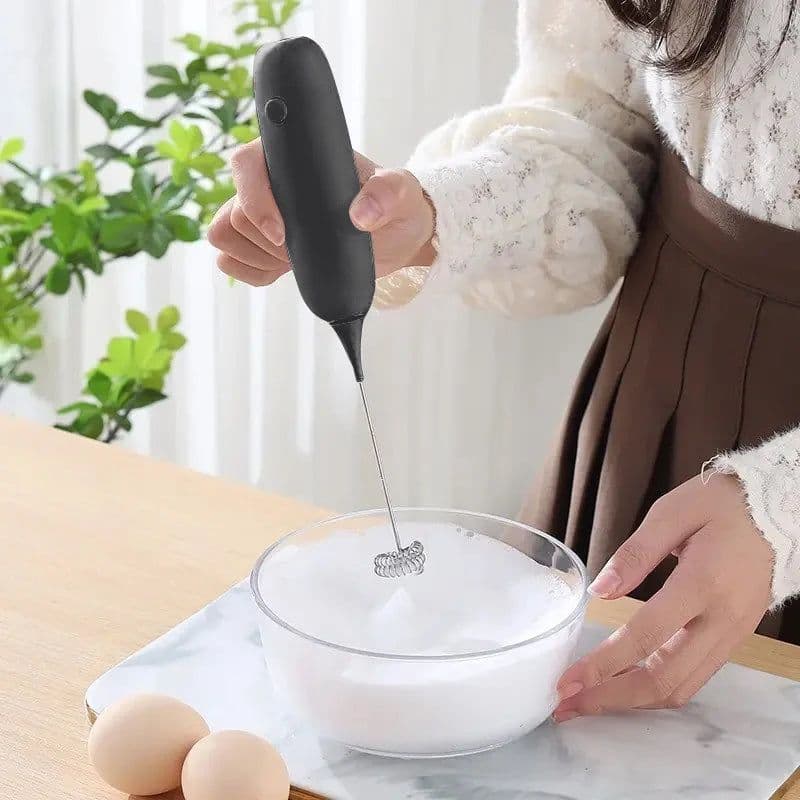 image-1PC Battery Model Handheld Egg Beater Froth Mixer Kitchen Automatic