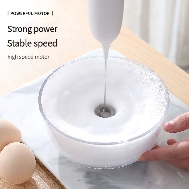 image-1PC Battery Model Handheld Egg Beater Froth Mixer Kitchen Automatic