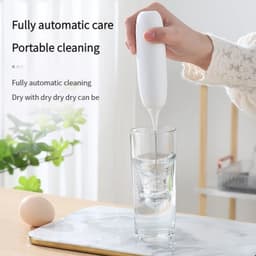 image-1PC Battery Model Handheld Egg Beater Froth Mixer Kitchen Automatic